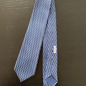 Hermes Authentic Blue Men's Tie